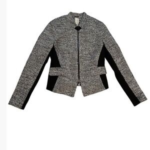 Tristan Black and White Tweed Blazer